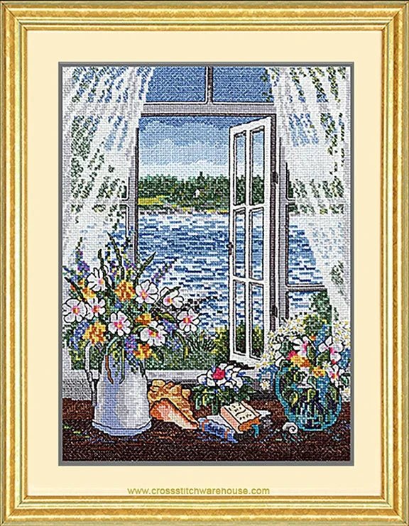 A Breeze Off The Ocean-House Decor Digital Cross Stitch Chart, PDF, Cross Stitch Patter Instant Download