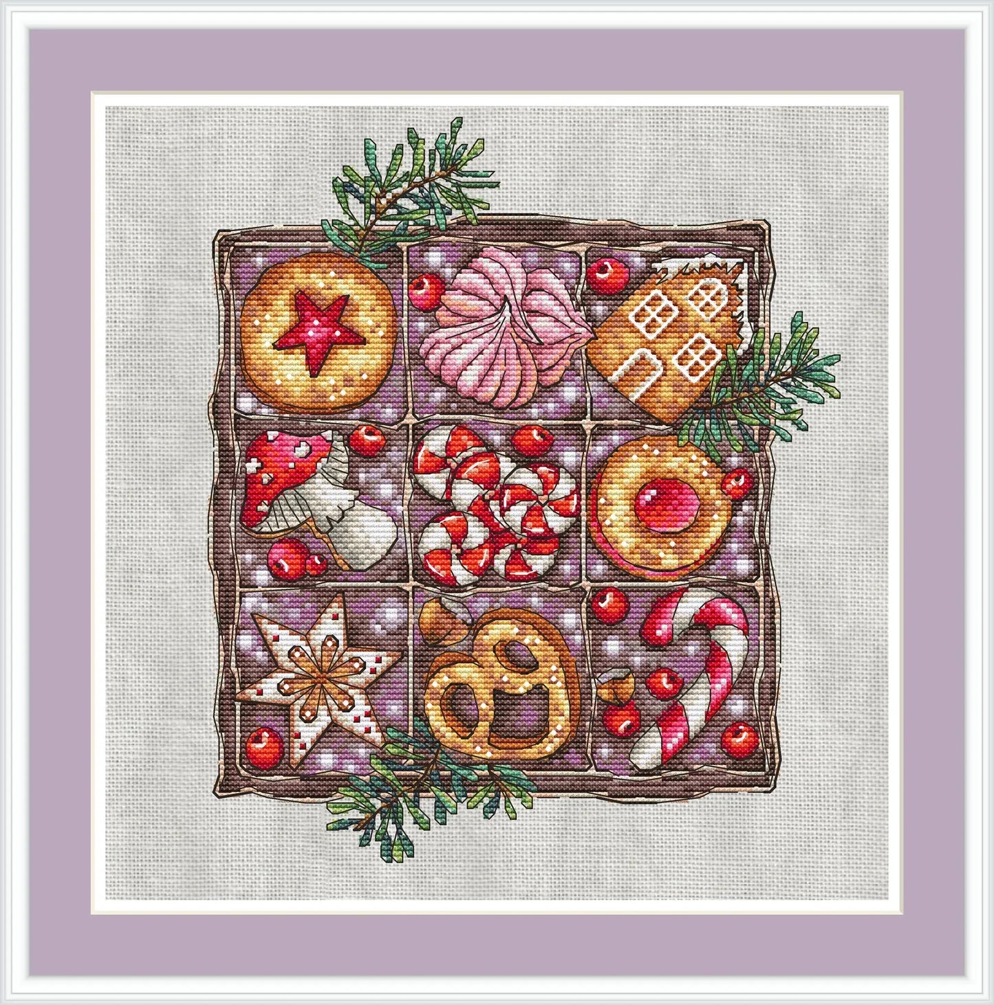 Christmas Sweets Cross Stitch Pattern