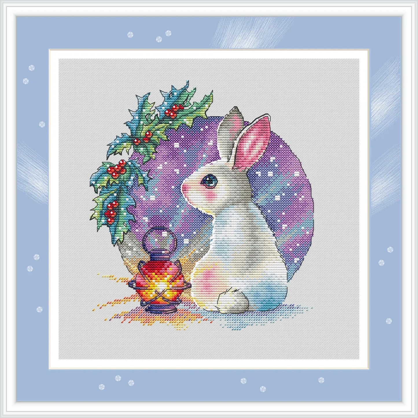 White Hare Cross Stitch Pattern
