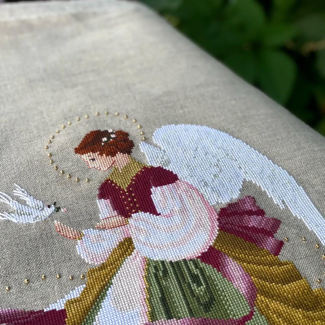 Digital cross stitch pattern Angel of Grace, PDF + xsd SAGA, Cross Stitch Chart Angel Embroidery, Woman, Lady, Miss, Religious Cross Stitch