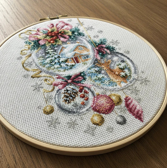 Christmas Tale Winter Wonderland Ornaments – Cross Stitch Pattern (PDF Instant Download)