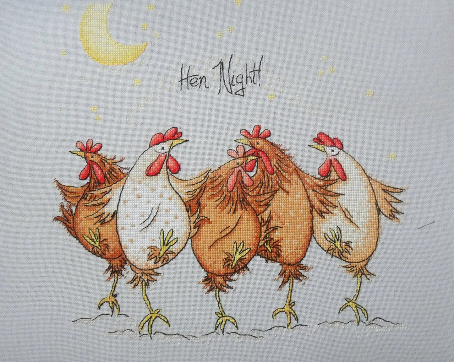 Hen cross stitch pattern chicken instant download pdf pattern funny hen cross stitch kitchen decor cross stitch pattern chicken dance pdf