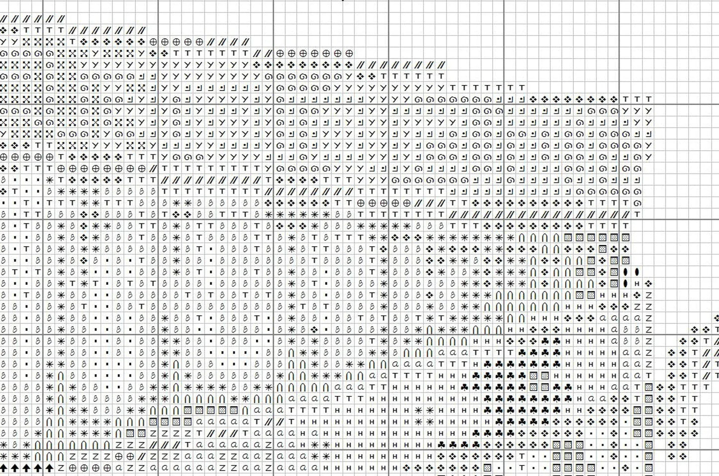 Kitchen Cross Stitch Pattern Tea Cups Pattern Kitchen Still Life Modern Decor Pattern Cups Mugs Napkins Embroidery Needlepoint chart PDF