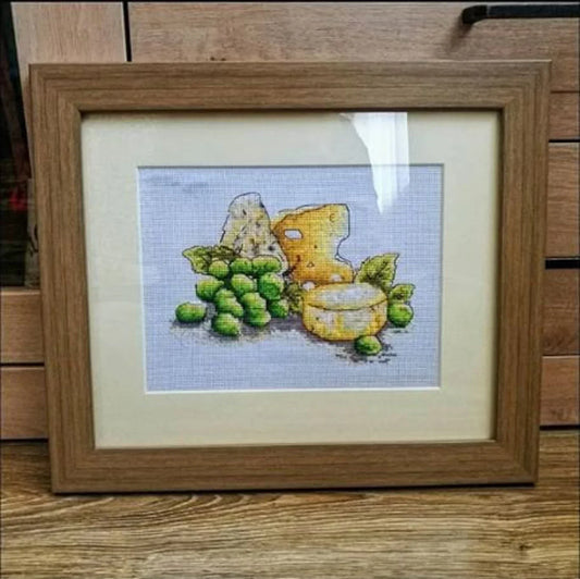 Cross-stitch scheme Gourmet Breakfast Embroidery pattern PDF