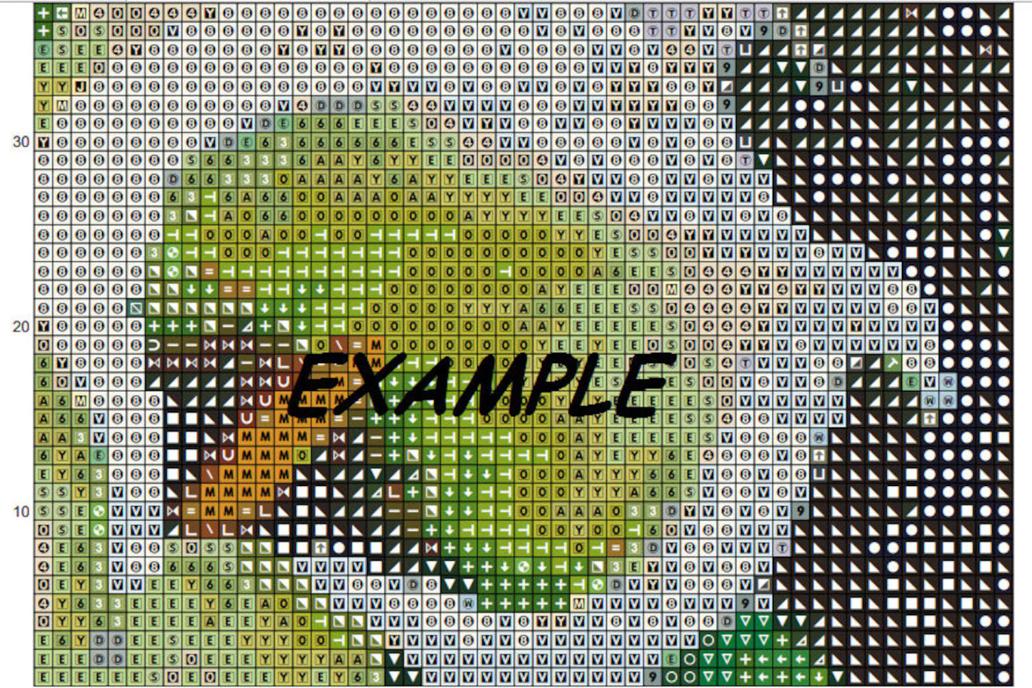 Garden landscape Counted cross stitch pdf pattern cottage Digital cross stitch chart city large cross stitch pattern instant download