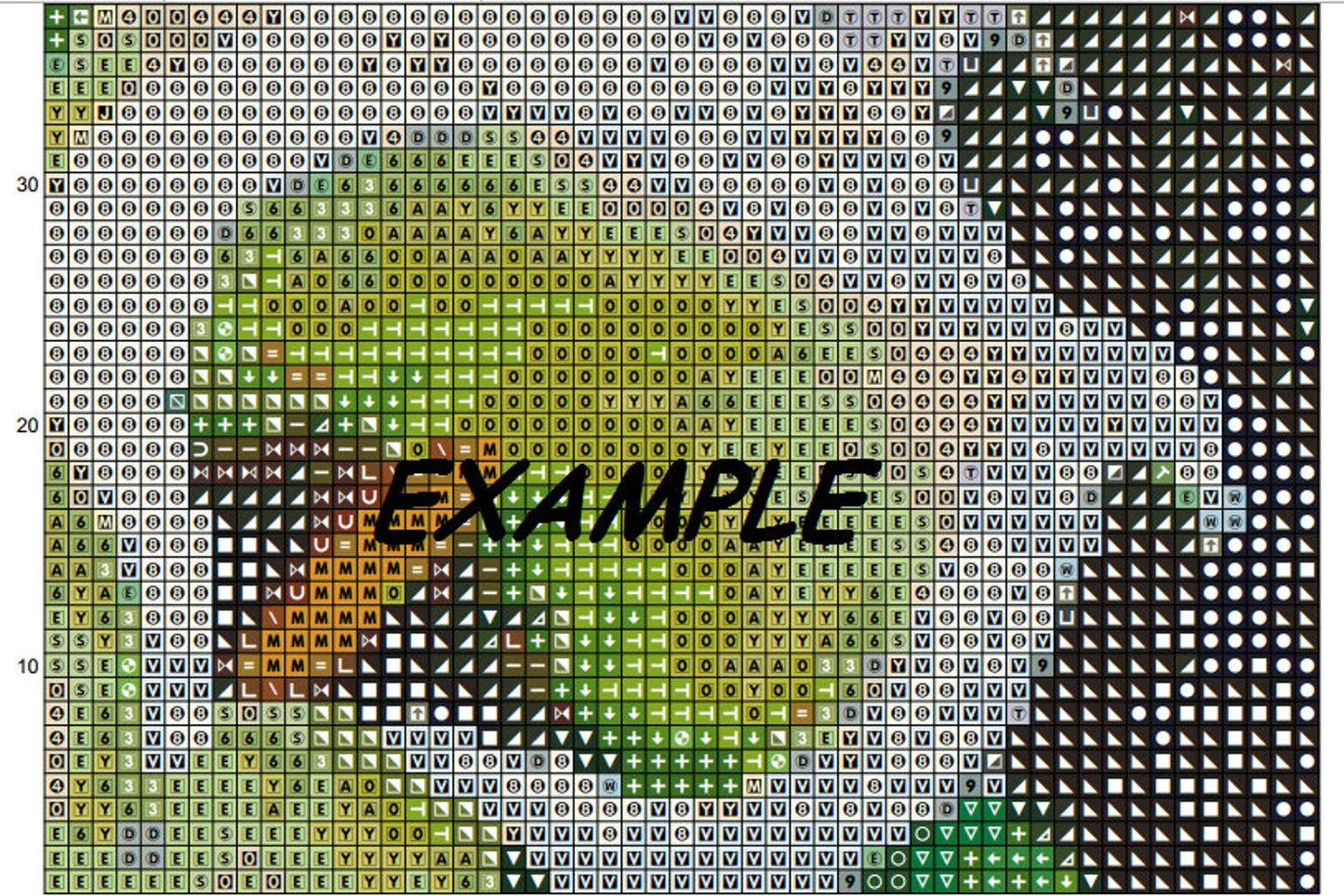 Lakeside village Counted cross stitch pdf pattern cottage Digital cross stitch chart city large cross stitch pattern instant download