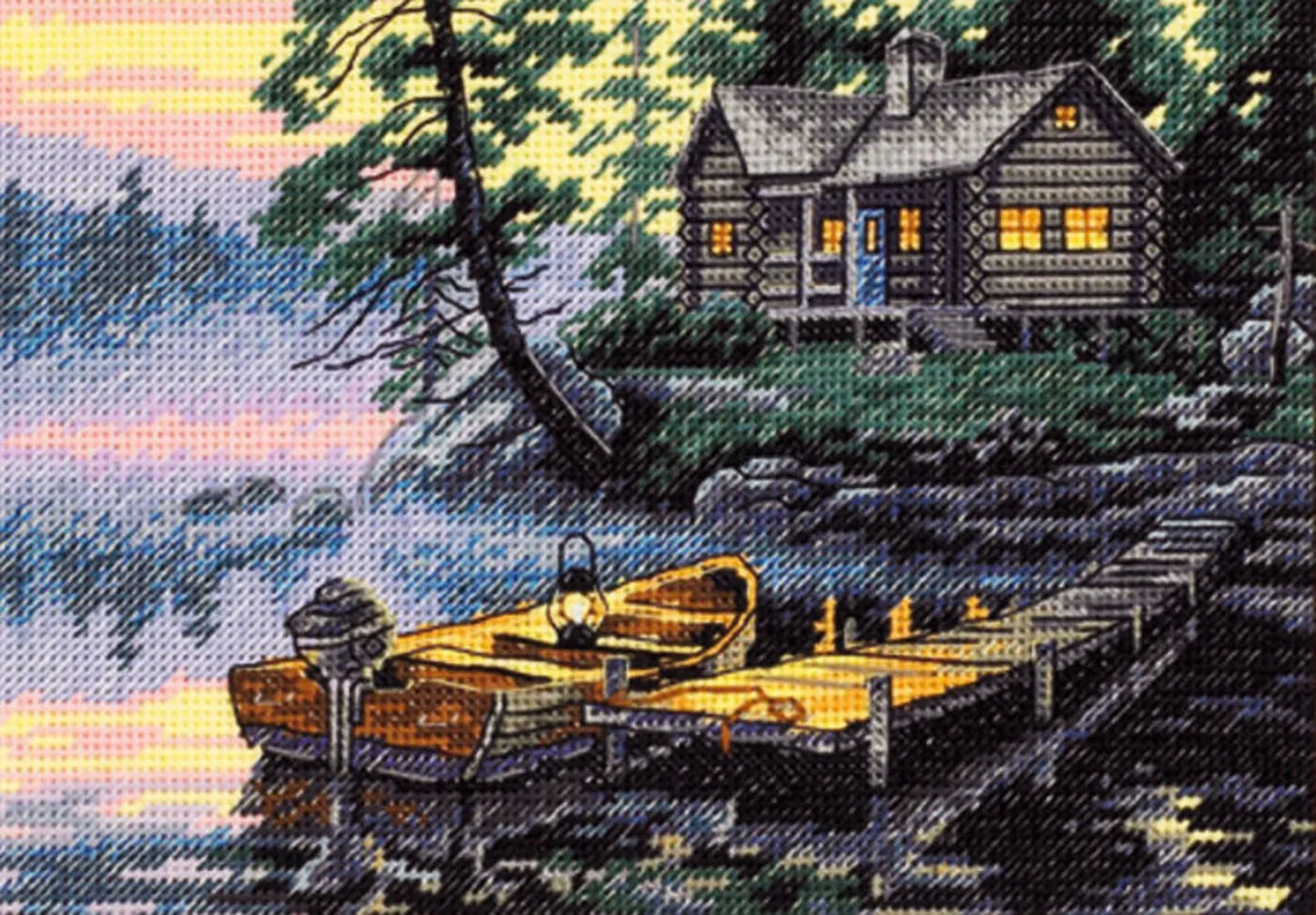 Morning Lake Cross Stitch Pattern