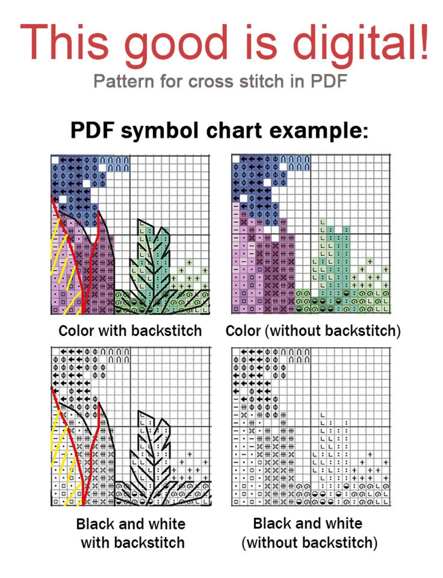 Cross Stitch Pattern White Rabbit (Alice in Wonderland) DMC Embroidery Chart Printable PDF Instant Download