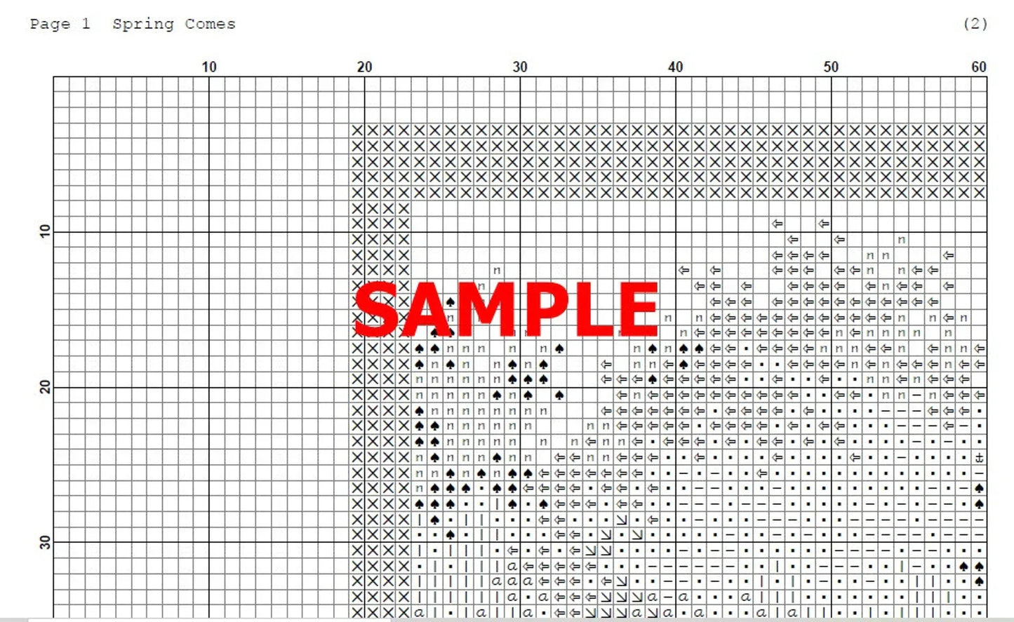 Village Cross Stitch Pattern,Spring Village,Victorian Style,Spring Cotage,Pattern Keeper,xstitxh,Embroidery,Pdf,Instant Download