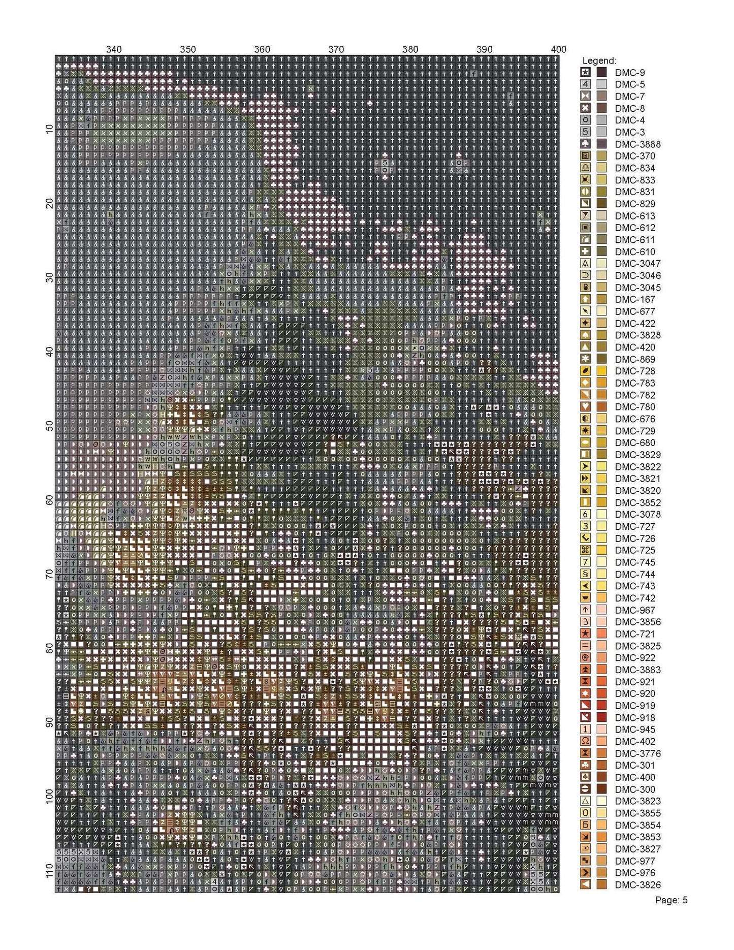 Cross Stitch Pattern Christmas Day Full Coverage