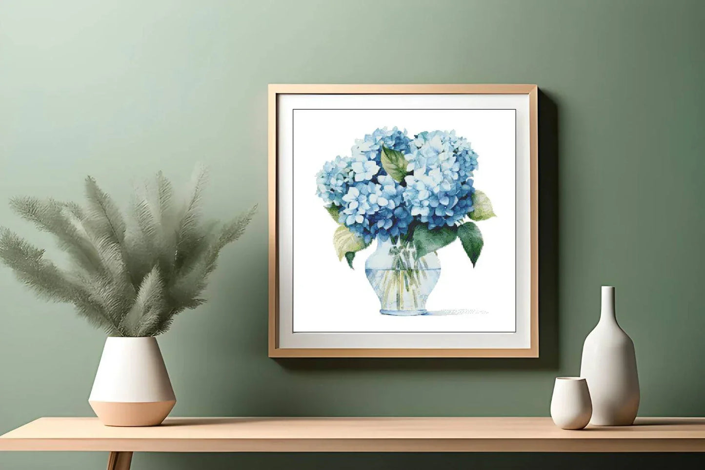 Hydrangea Flower Cross Stitch Pattern,Hortensia Flowers,Embroidery,XStitch,Pattern Keeper,Pdf,Instant Download