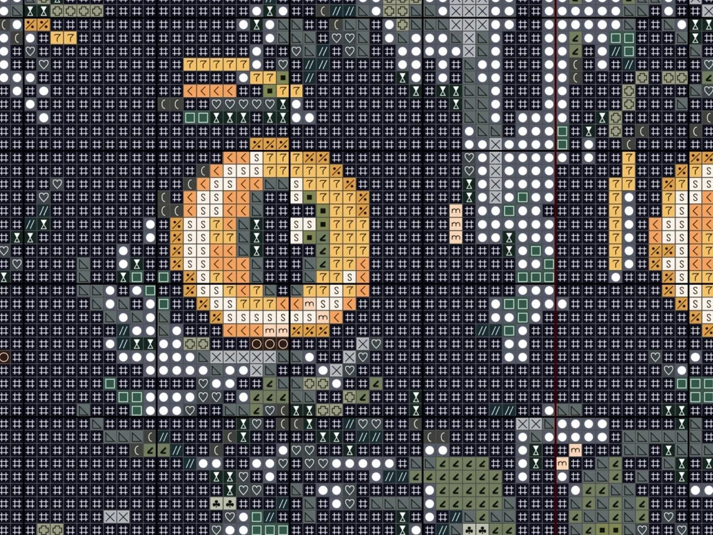 The Cat Scream Cross Stitch Sewing Modern Embroidery Pattern Instant DMC Download Funny Snarky Cute Beginner Van Gogh Edvard Monk Kitten