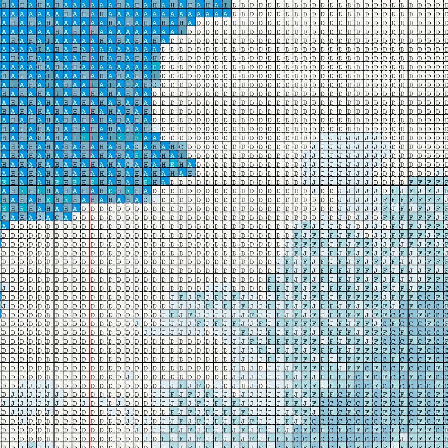 A Day at the Beach Cross Stitch Pattern | Ocean Landscape Cross Stitch Chart Download | Nature Cross Stitch | Summer Cross Stitch PDF