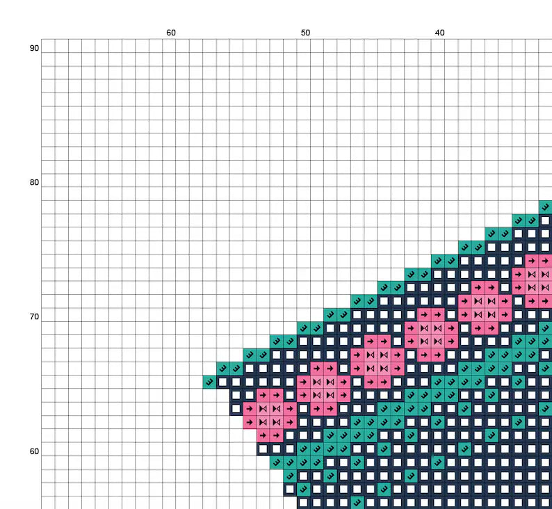 Happy Teacups Sampler - Cross Stitch Pattern (Digital Format - PDF)