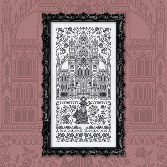 Digital Cross Stitch Pattern “Black Roses” OwlForest