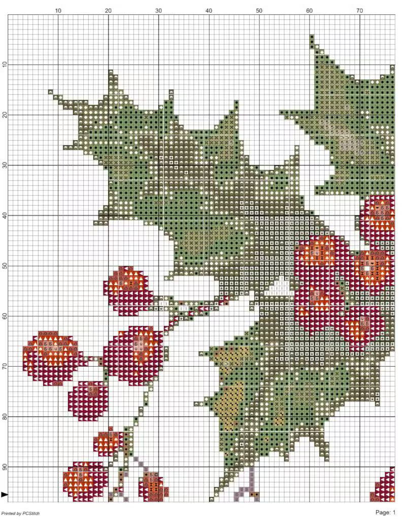Hanging Christmas Ornaments Cross Stitch Pattern PDF Instant Download
