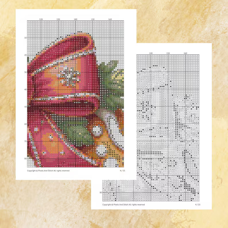 Christmas Gingerbread Wreath Cross Stitch Pattern Christmas Deco Ornament Embroidery Design Digital Download
